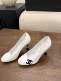 Chanel Leather women high heel shoes HG26102936