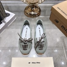 Miu Leather Miu women sport shoes HG26090239