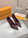 Louis Leather Vuitton women high heel shoes HG26101501