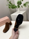 Miu Leather Miu women high heel shoes HG26101530