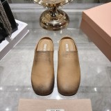 Miu Leather Miu women sport shoes HG26091901