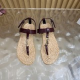 YSL Leather unisex sandal shoes HG26102515