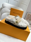 Louis Leather Vuitton women sandal shoes HG26100244