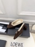 Chanel Leather women 6cm high heel shoes HG26100523
