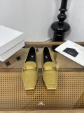 YSL Leather women flat shoes HG26082827