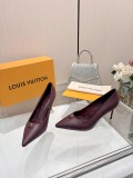 Louis Leather Vuitton women high heel shoes HG26101501
