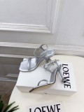 Salvatore Leather Ferragamo women 9cm high heel sandal shoes HG26101407