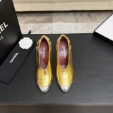 Chanel Leather women high heel shoes HG26101123