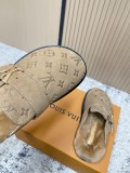 Louis Leather Vuitton unisex sandal shoes HG26100235