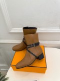 Hermes Leather women boots HG26092954