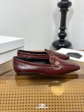 YSL Leather women flat shoes HG26082827