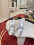 Christian Leather Louboutin women 10cm high heel sandal shoes HG26091713
