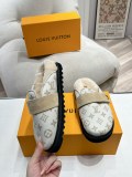 Louis Leather Vuitton women sandal shoes HG26100244