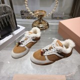 Miu Leather Miu women sport shoes HG26092977