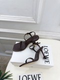 Salvatore Leather Ferragamo women 9cm high heel sandal shoes HG26101407