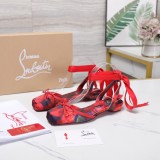 Christian Leather Louboutin women 1.5cm high heel shoes HG26102748