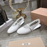 Miu Leather Miu women sandal shoes HG26101145