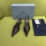 Brand Leather women 7.5cm high heel sandal shoes HG26092110