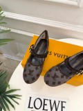 Louis Leather Vuitton women flat shoes HG26102730
