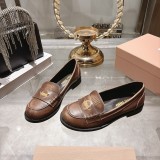 Miu Leather Miu women high heel shoes HG26101553