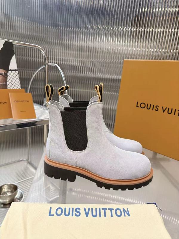 Louis Leather Vuitton unisex boots HG26091005
