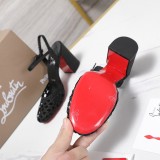 Christian Leather Louboutin women 8.5cm high heel shoes HG26100708