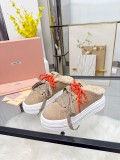 Miu Leather Miu women sport shoes HG26100312