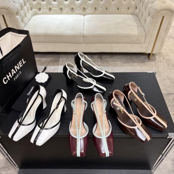 Chanel Leather women high heel shoes HG26101316