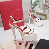 Valentino Leather women 15cm high heel sandal shoes HG26090501