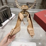 Roger Leather Vivier women 8.5cm high heel shoes HG26091307