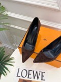 Hermes Leather women 9.5cm high heel shoes HG260820116