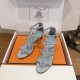 Hermes Leather women flat shoes HG26082439