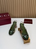 Gucci Leather women 8cm high heel sandal shoes HG26082044