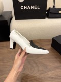 Chanel Leather women 7cm high heel shoes HG26082610