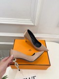 Hermes Leather women 9.5cm high heel shoes HG260820118