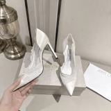 Jimmy Leather Choo women 10cm high heel shoes HG26082404