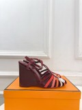 Hermes Leather women sandal shoes HG260820126