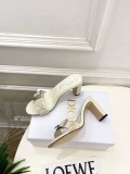 Dior Leather women 8.5cm high heel sandal shoes HG26081517