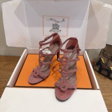 Hermes Leather women flat shoes HG26082432