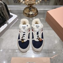 Miu Leather Miu women sport shoes HG26092977