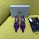 Brand Leather women 7.5cm high heel sandal shoes HG26092106