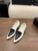 Chanel Leather women 7cm high heel shoes HG26082610
