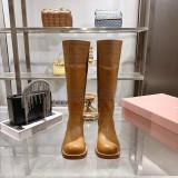 Miu Leather Miu women long boots HG26092985