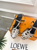 Hermes Leather women sandal shoes HG260820132