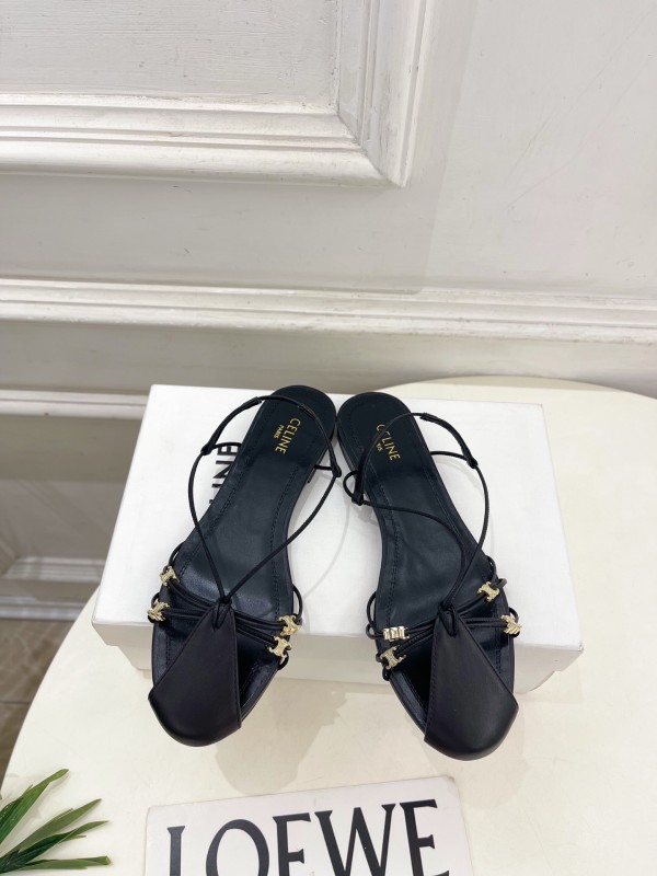 Celine Leather women sandal shoes HG26082451