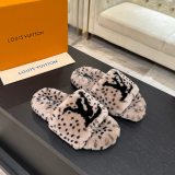 Louis Leather Vuitton women sandal shoes HG26082086
