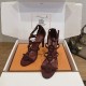 Hermes Leather women flat shoes HG26082429