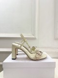 Dior Leather women 8.5cm high heel sandal shoes HG26081520
