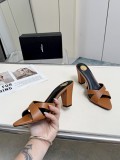 YSL Leather women 7.5cm high heel shoes HG26082616