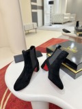 Christian Leather Louboutin women boots HG26082024